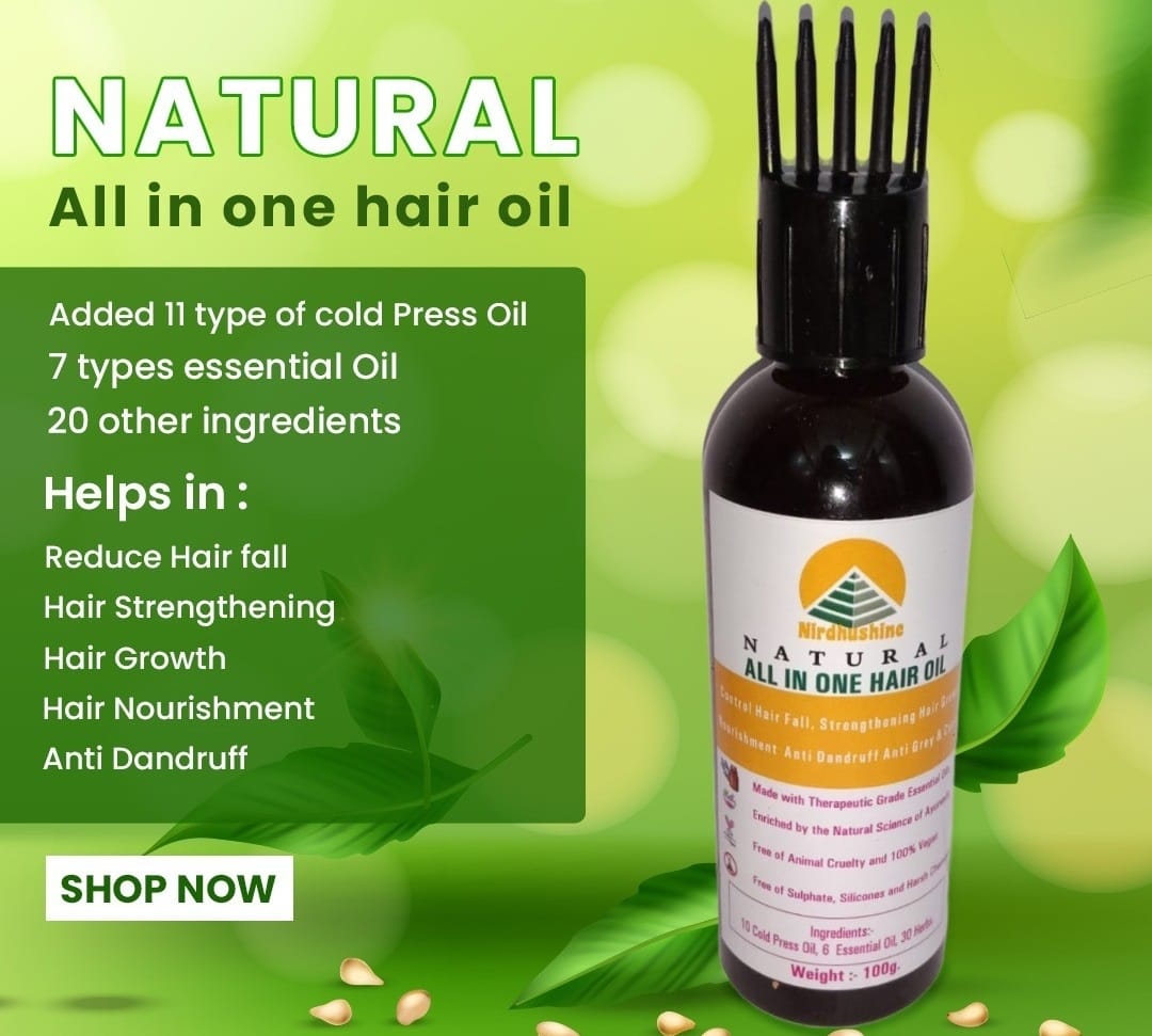 Natural hair oil