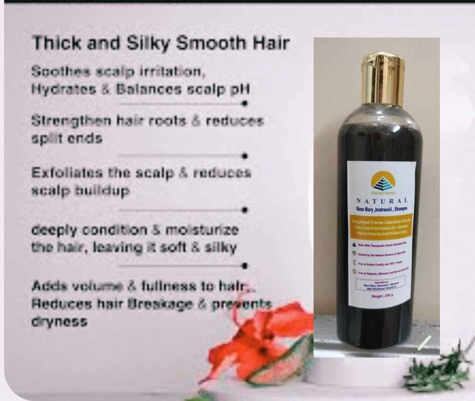 Shikakai Rose Mary Neem moringa  shampoo